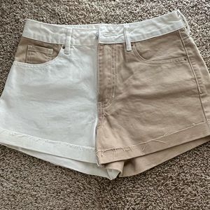 Size 26 pacsun mom jean shorts